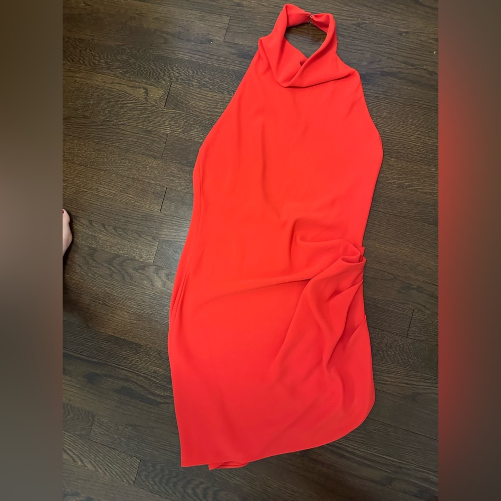 Amanda Uprichard Samba Dress in Crimson